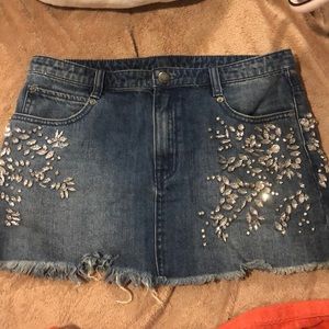 Free people mini skirt